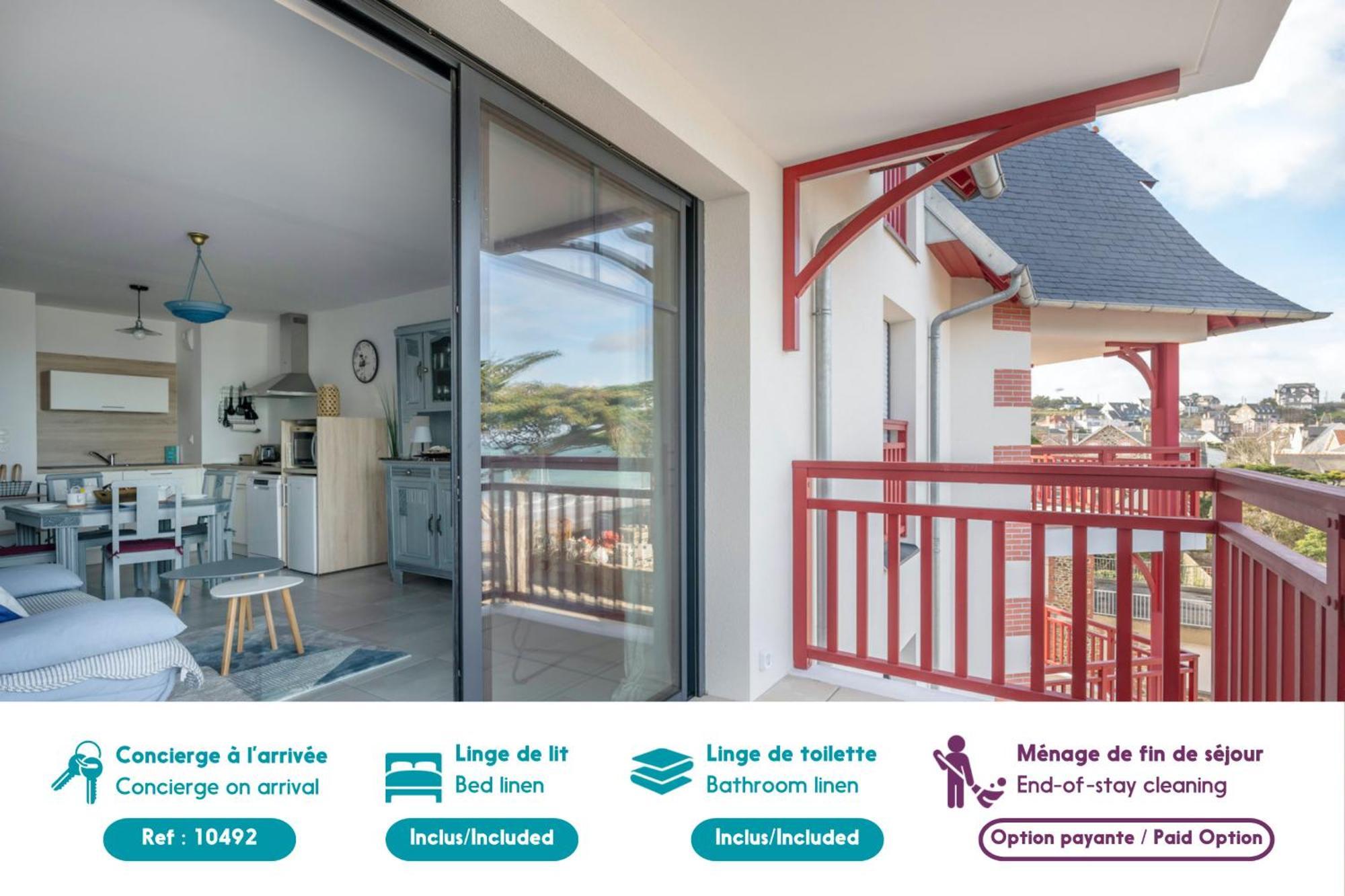 50M Plage, Appartement Vue Mer Pour 3 Pleneuf-Val-Andre Eksteriør billede